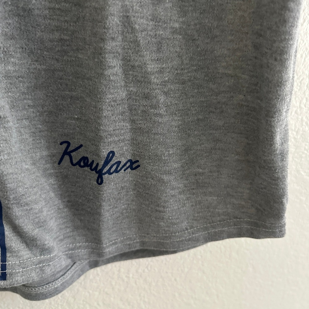 Dodgers Baseball Jersey Mens XL Gray Sandy Koufax 32 Stadium Limited Edition - Picture 6 of 10